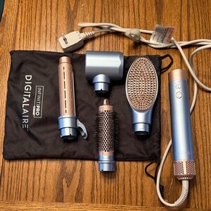 Conair InfinitiPro DigitalAire Hair Dryer/Styling Set in Blue and Rose Gold